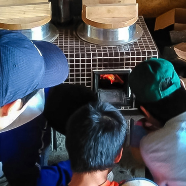 おくどさん体験：1名1,000円(４名様～）